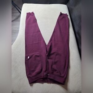 Ralph Lauren Maroon Drawstring Sweatpants